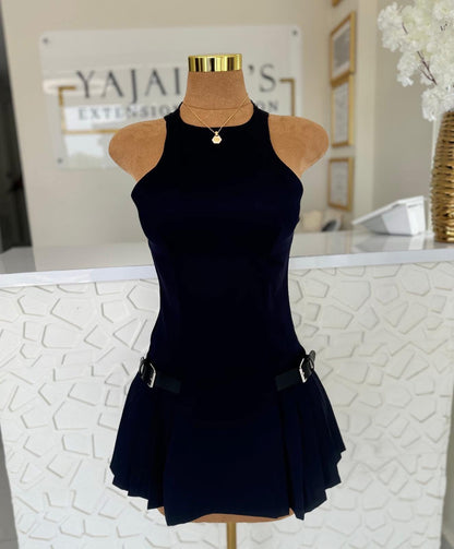 Vestido Corto Azul Marino