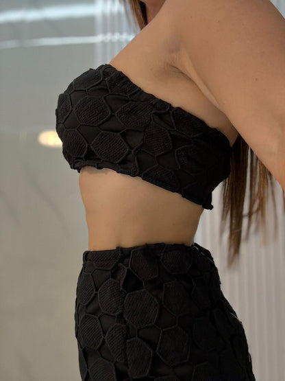 Set Negro de Dos Piezas