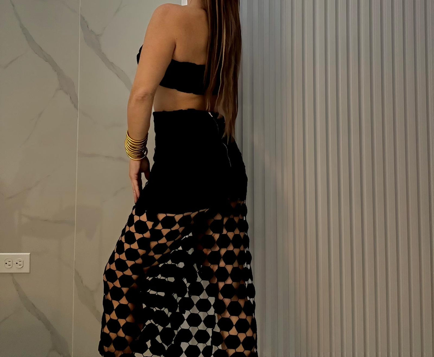 Set Negro de Dos Piezas