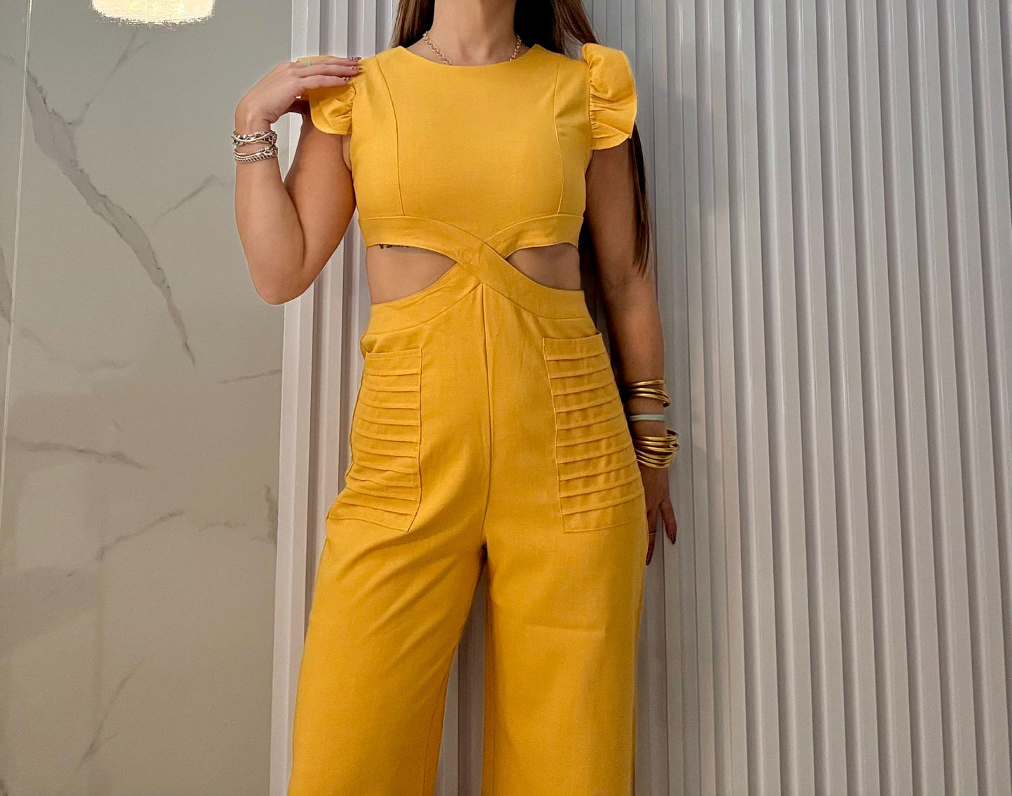 Jumpsuit Amarillo Mostaza